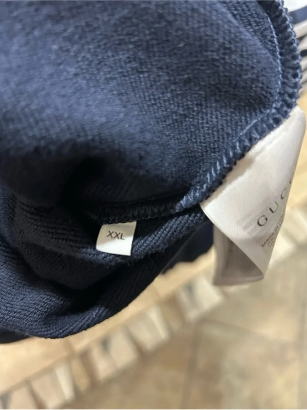 Gucci logo print 100% cotton sweatshirt size XXL made in Italy